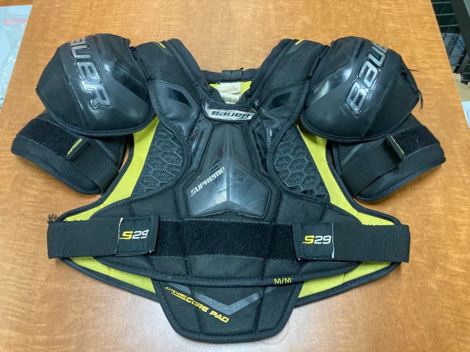 Used Senior Medium Bauer Supreme S29 Shoulder Pads