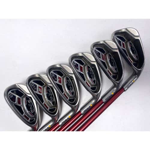 Ping G15 Iron Set 6-PW+SW Yellow Dot 1.5* Up TFC149 Soft Regular Senior RH