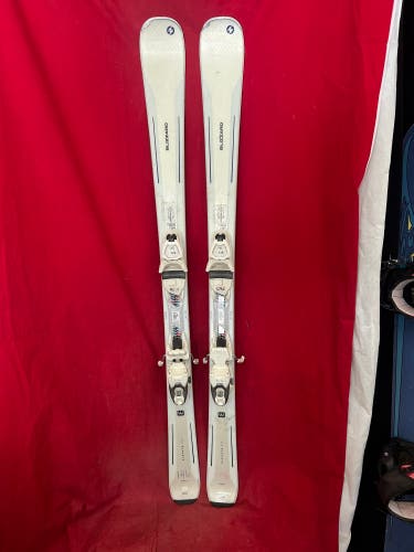 Skis: Blizzard elevate 7.7 
146cm all mountain skis, 
Bindings: Marker 10 TLJ 
Binding range: 260-38