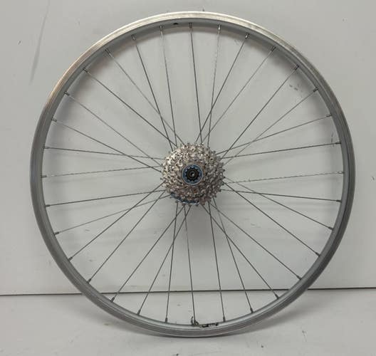 Mavic X221 8-Speed 32-Spoke Silver Aluminum 26" QR Rear Wheel STX-RC Hub