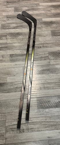 2 pack! Senior Bauer Hyperlite 2 Left Handed Hockey Sticks P92 55 Flex (New) Read Description