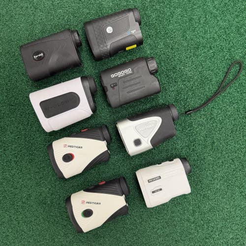 Lot of 8 Golf Rangefinders GPS with SLOPE Tested and Working 100%