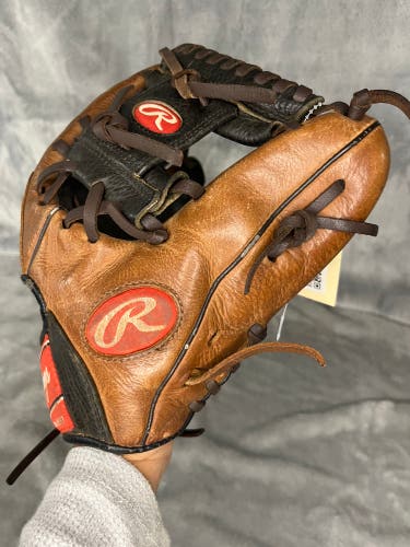 Brown Rawlings Premium Series RH Infield Baseball Glove 11.25" (Used)