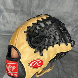 Brown Rawlings Gold Glove Elite RH Outfield Baseball Glove 11.5" (Used)