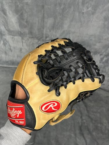 Brown Rawlings Gold Glove Elite RH Outfield Baseball Glove 11.5" (Used)