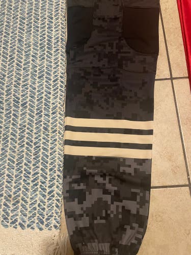 Black digital print Senior XL Athletic Knit Socks (New)