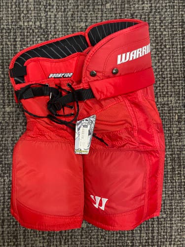 Red Junior Large Warrior Bonafide Hockey Pants (New)
