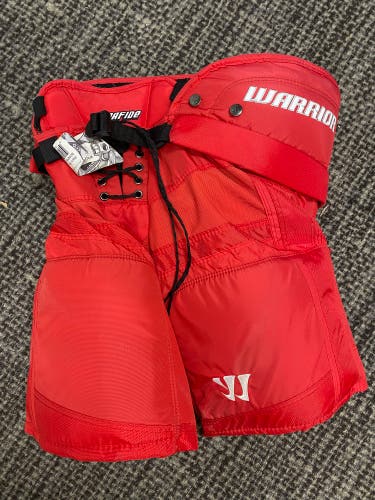 Red Junior Large Warrior Bonafide Hockey Pants (New)