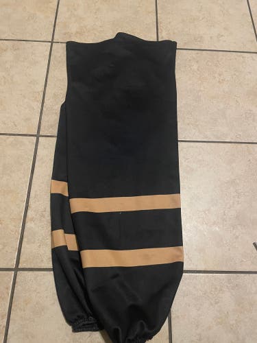 Black Senior XL Athletic Knit Socks Pro Stock (Used)