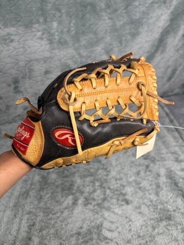 Brown Rawlings Prodigy RH Outfield Baseball Glove 11.5" (Used)
