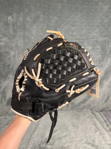 Black Mizuno Prospect Select RH Pitcher's Baseball Glove 12" (Used)