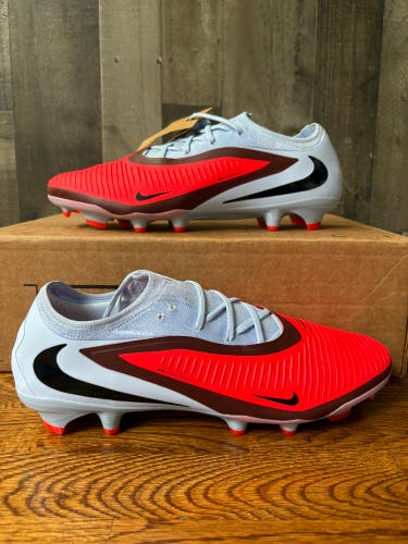 Nike Phantom 6 Low Pro FG Soccer Men's Size 12 Blue Crimson Red HJ4122-400 NEW