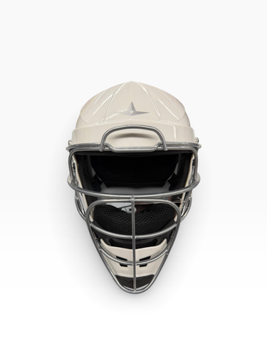 Used All Star MVP5-PHX-L Catchers Helmet w/Mask White LG 11835-S000212445