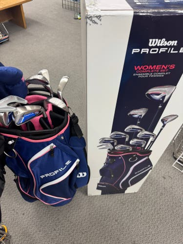 Women's Wilson Profile Right Handed Clubs (Full Set) 10 Pieces (New)