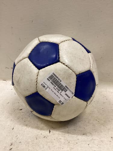 Used NEW PRACTA SIZE 3 All Size Soccer Ball Royal Blue And White 3 11725-S000507678