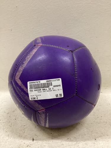 Used DSG SOCCER BALL SZ 3 All Size Soccer Ball Purple 3 11725-S000507679
