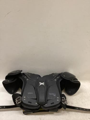 Used Xenith FLYTE 2 TD YOUTH FB Shoulder Pads Black SM 11725-S000507689