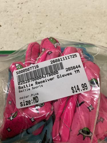 Used Battle Sports Football Accessory Pink MD 11725-S000507716