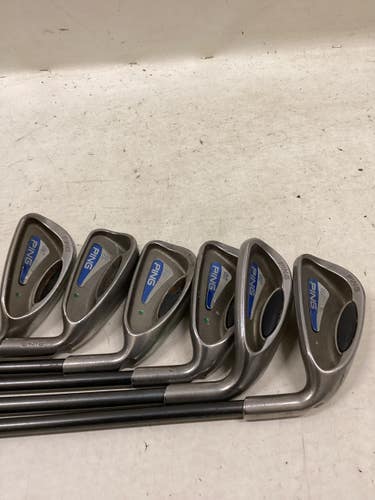 Used Ping G2 GREEN DOT Mens Iron Set RH 4I-GW/AW 11725-S000507797