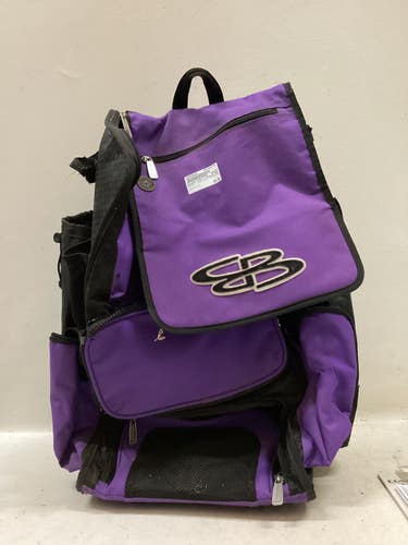 Used BoomBah PURPLE WHEELED BAG BB/SB Player Wheeled Bag Purple 11725-S000506288