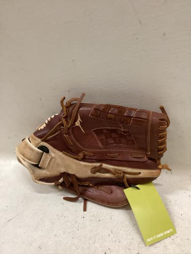 Used Mizuno GSP 1251F2BR BB/SB Glove RH Throw Brown 12 1/2" 11725-S000506305