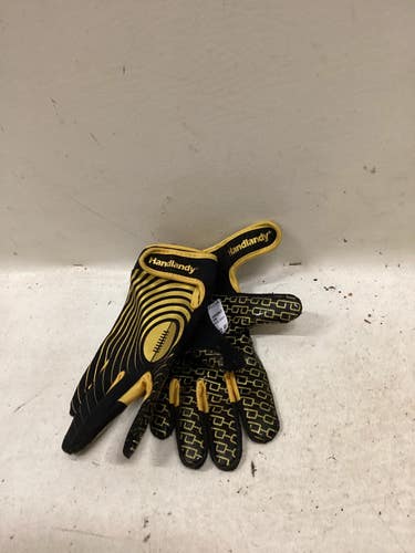 Used HANDLANDY FB Gloves Black And Gold MD 11725-S000505047