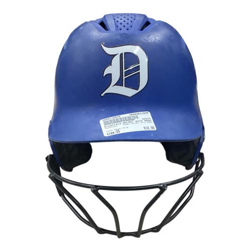 Used Evoshield HELMET WITH MASK Batting Helmet w/Mask Royal Blue One Size 11846-S000110039