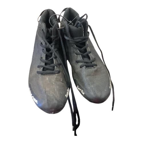 Used Rawlings Adult FB Cleats Black Senior 11 11846-S000110147