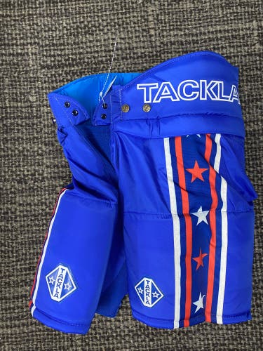 Blue Junior Large Tackla Pro Light Hockey Pants (New)