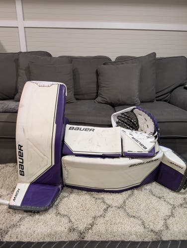 35" (Large) Bauer Mach Regular Goalie Full Set Pro Stock (Used)