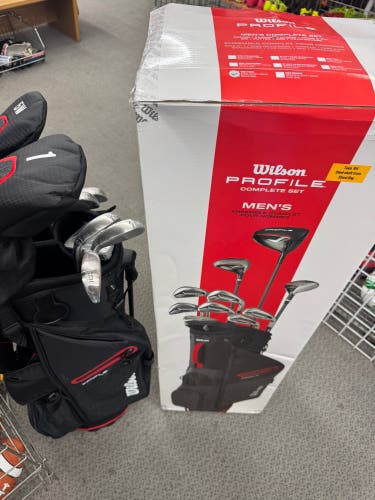 Teen Wilson Right Handed Clubs (Full Set) 10 Pieces (New) With Stand Bag