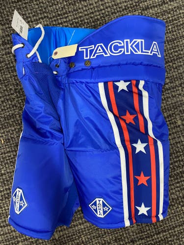 Blue Junior XL Tackla Pro Light Hockey Pants (New)