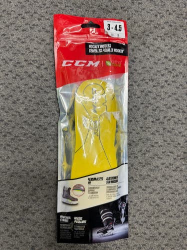 CCM Orthomove Size 3-4.5 Hockey insoles (New)