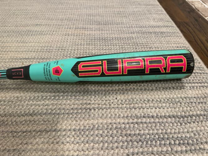 2026 Louisville Slugger Supra Composite USSSA Certified Bat (-10) 19 oz 29" (Used)