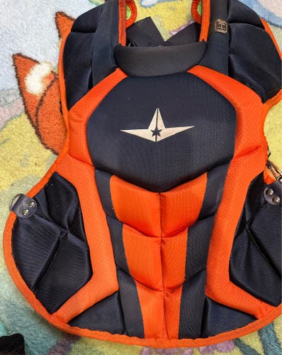 Navy/ Orange All Star System 7 Catcher's Set (Used)