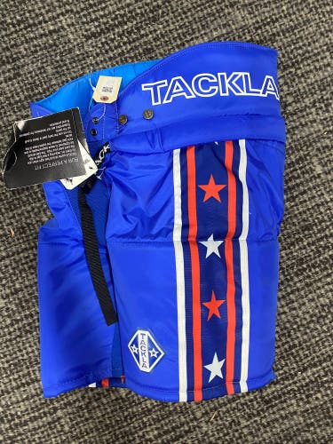 Blue Junior XL Tackla Pro Light Hockey Pants (New)