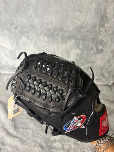 Black Rawlings Pro Preferred LH Outfield Baseball Glove 11.25" (New)