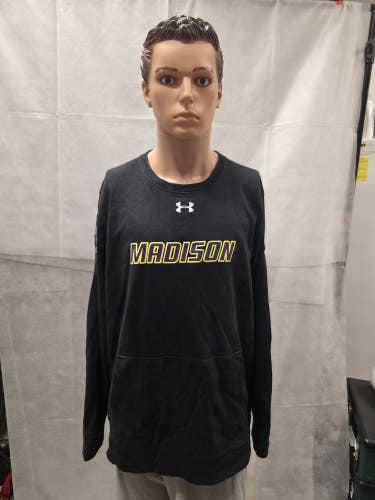 Team Issued James Madison Dukes Lacrosse Crewneck Under Armour XXL