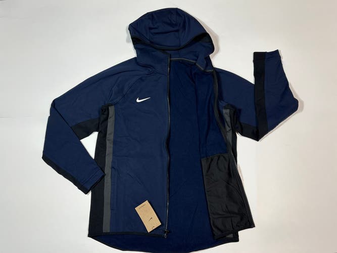 Blue Men's Medium (New) Nike Tech Therma-FIT Showtime Basketball Full-Zip Hoodie FD1132-427