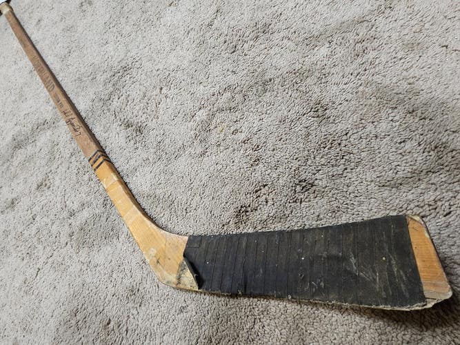 PHIL ESPOSITO Late 60's Signed Boston Bruins NHL Game Used Hockey Stick COA
