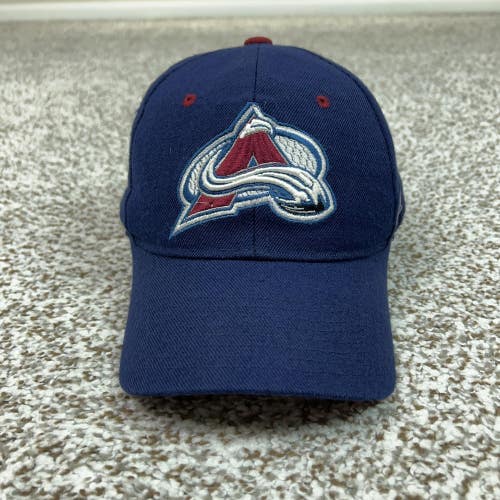 Colorado Avalanche Hat Cap Fitted Mens 6 3/4 Blue NHL Hockey Zephyr Wool Sports