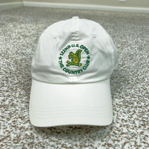 US Open Hat Cap Strap Back Mens One Size White 122nd Golf Country Club Sports