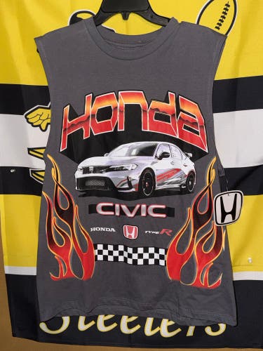 Honda Civic Type R Tank Top Graphic T Shirt Men’s Size Large Brand New With Tag.
