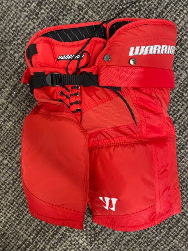 Red Junior Medium Warrior Bonafide Hockey Pants (New)