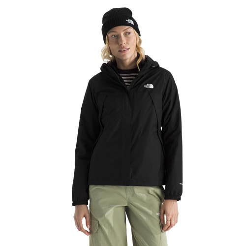 The North Face Antora Triclimate Jacket Women's XL Black Hooded Full Zip GBO3476
