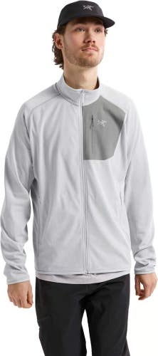Arc'teryx Delta Jacket Men's Medium Solitude Fleece Insulated Mock Neck GBO3496