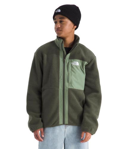 The North Face Yumiori Jacket Kids XL Taupe Green Chest Pocket Full Zip GBO3452