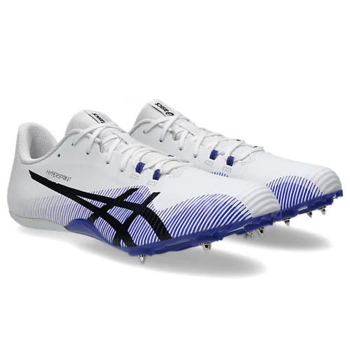 Asics Hypersprint 8 1093A197-101 Men's White Blue Track & Field Shoes MEW2531
