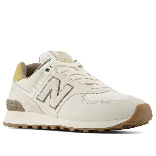 New Balance 574 U574805 Sneakers Men's Beige Low Top Lifestyle Shoes MEW2519