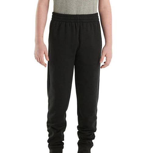 Carhartt Sweatpants Kids XL Black Fleece Pockets Elastic Waist Tapered JAX2175